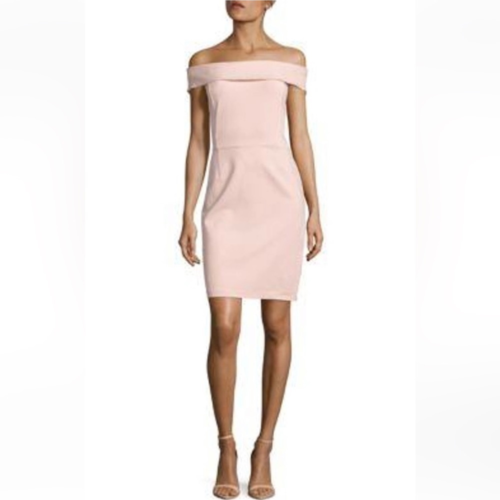 Alexia Admor off shoulder light pink dress size XS